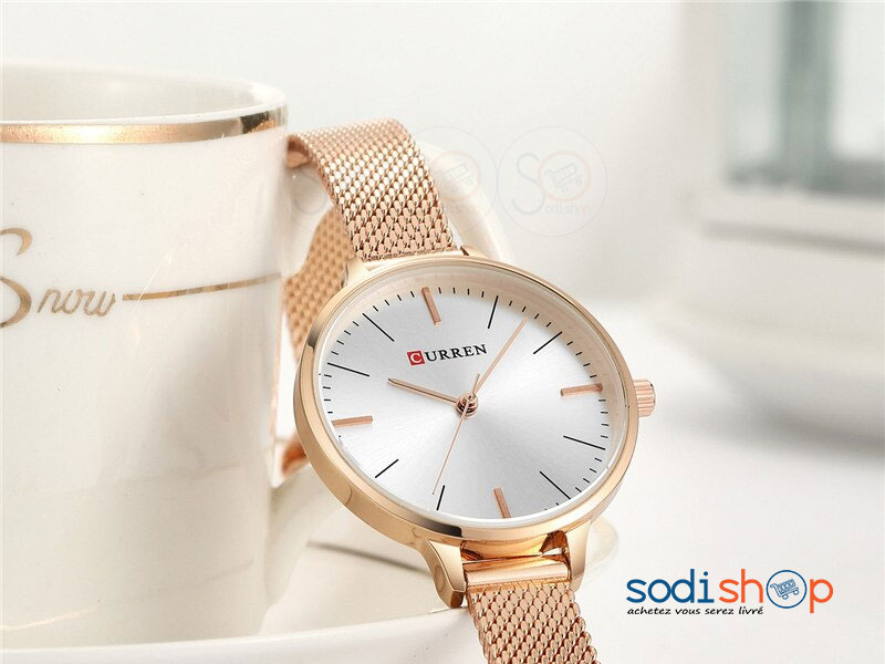 Montre Bracelet Pour Femme CURREN-C9022 Bracelet en Maille SODI00 – Image 4