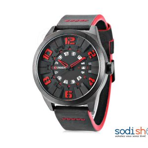 Montre CURREN-M-8258 Bracelet en Cuir Pour Homme SODI00