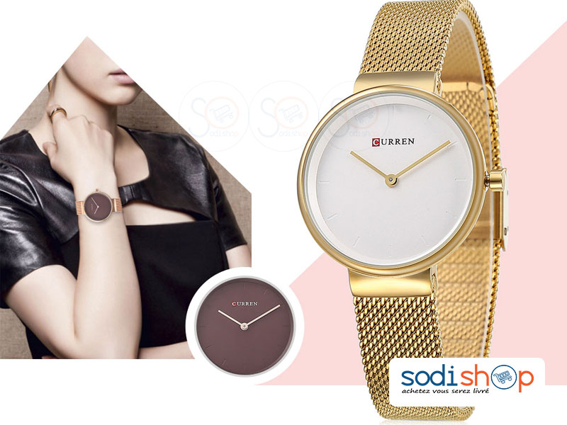 Montre Curren C9016 Pour Femme Mouvement à Quartz DIA00169 – Image 2