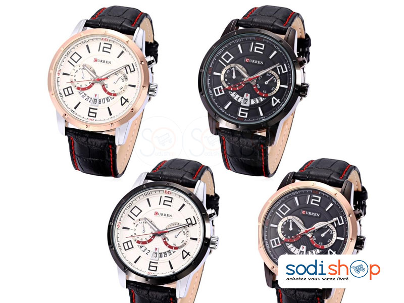 Montre Curren-M-8140 à Calendrier Pour Homme Mouvement Quartz SODI00 – Image 3