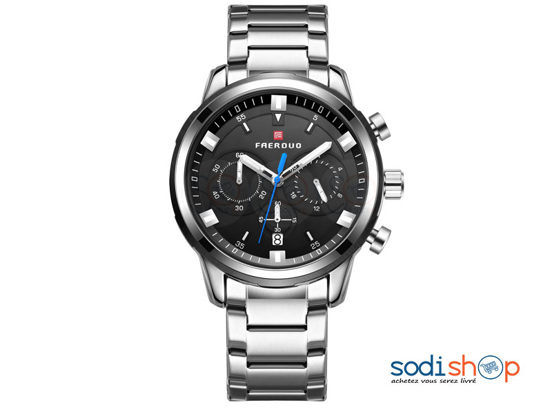 Montre Faerduo 8226 Pour Homme avec Chronographe Mouvement à quartz SODI00 – Image 3