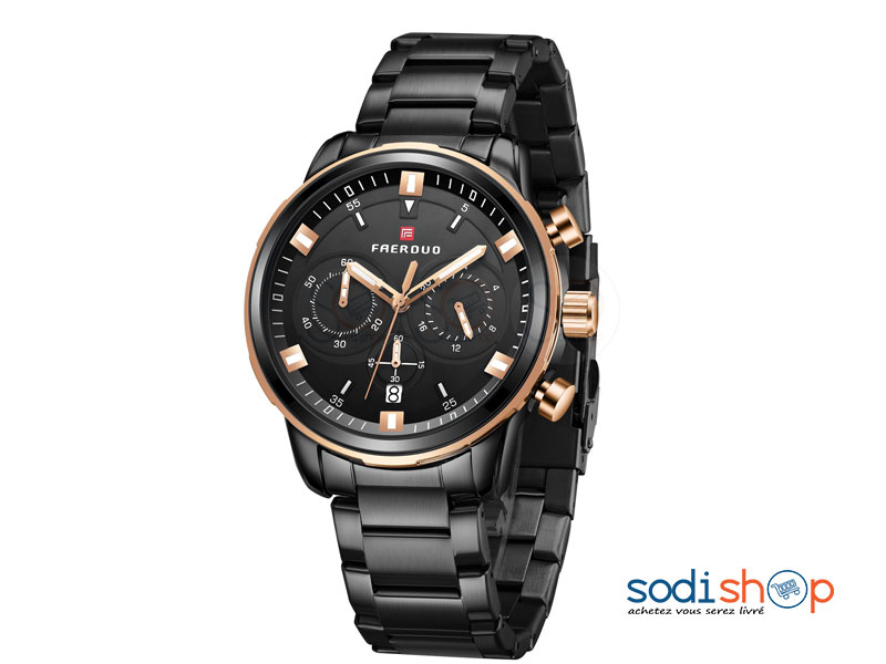 Montre Faerduo 8226 Pour Homme avec Chronographe Mouvement à quartz SODI00 – Image 2