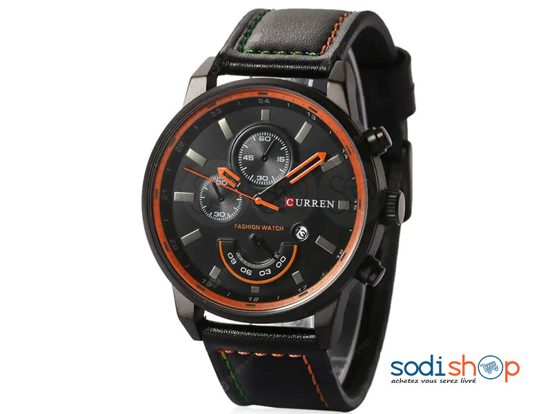 Montre Homme CURREN-M-8217 en Simili Cuir SODI00