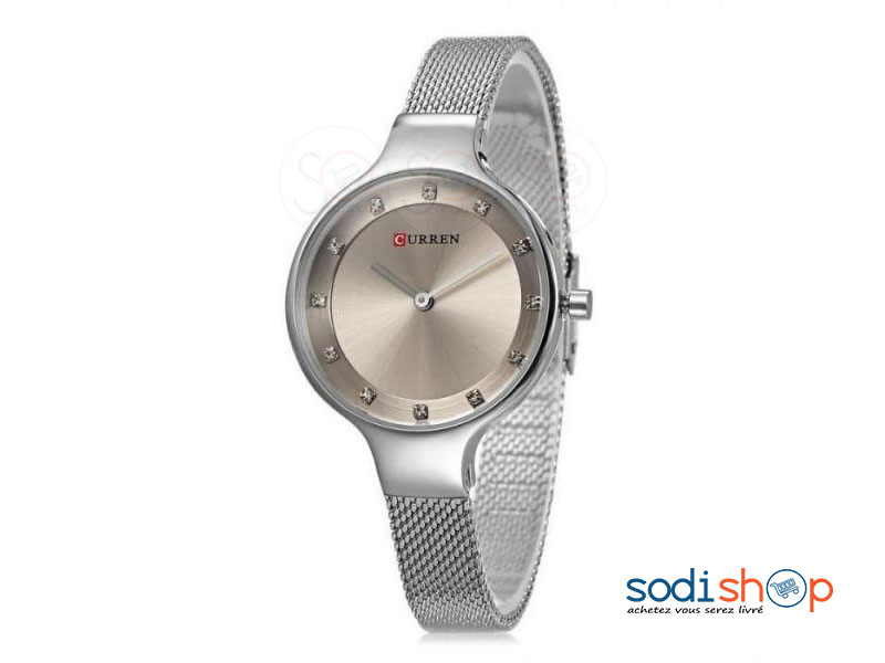 Montre Pour Femme Marque Curren C9008 En Acier SODI00