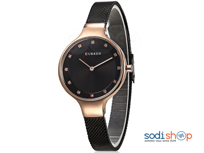 Montre Pour Femme Marque Curren C9008 En Acier SODI00 – Image 3