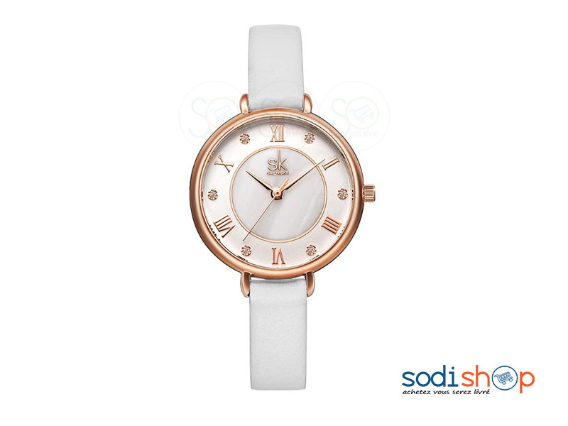 Montre SK-K9002 SHENGKE Pour Femme Boitier en Acier SODI00