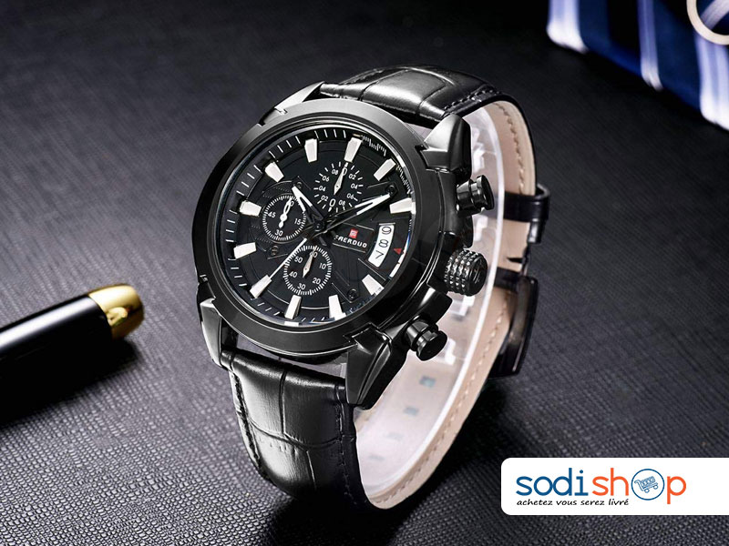 Montre FAERDUO-8201 Pour Homme Affichage Analogique Numérique SODI00