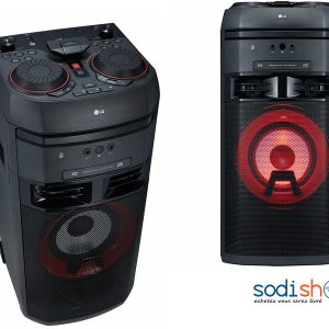 LG OK55 Boomer Haut-parleur Bluetooth, Caissons Eclairées, Ultra Puissant 500 Watts LG0017