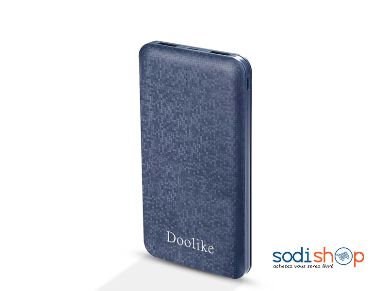 PowerBank Doolike 5000 mAh DL-PB13 - Chargeur Rapide, Pour IPhone et Samsung LG0017