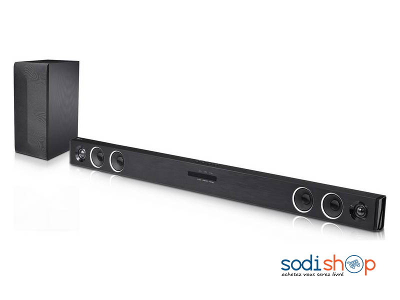 Haut-Parleur LG SJ3 SOUND BAR, Caisson Sans Fil Bluetooth + Baffle, haute Qualité, Sublime Design LG0017
