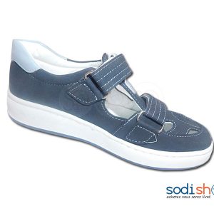 Chaussure Confortable pour Enfants - Couleur Bleu/Blanc DD0074