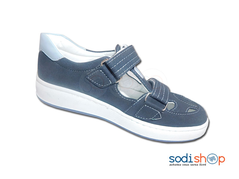 Chaussure Confortable pour Enfants - Couleur Bleu/Blanc DD0074