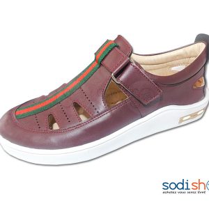 Chaussure Gucci Pour Enfants - Couleur Marron/Blanc DD0074