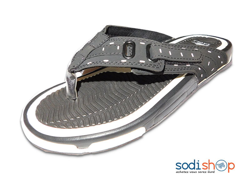 Sandale Décontractée, Couleur Noir/Blanc Pour Homme et Femme MS0076