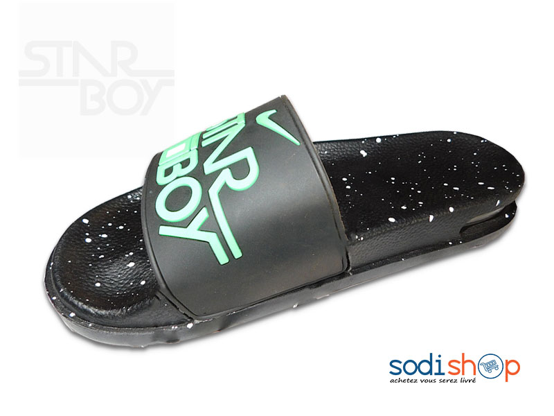 Claquette Nike StarBoy, Sandale Confortable et Résistant, Pour Homme et Femme - Couleur Noir MS0076
