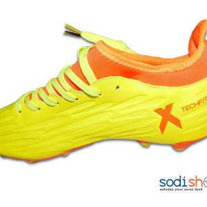 Crampon de Football, Adidas X TECHFIT - Couleur Jaune/Orange MS0076