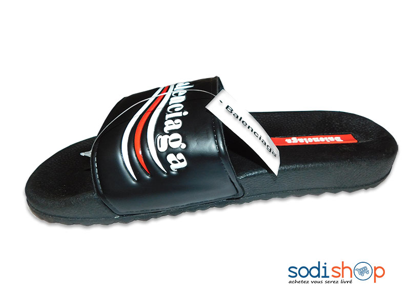 Sandale nue Pied Pour Homme et Femme Balenciaga Noir MS0076
