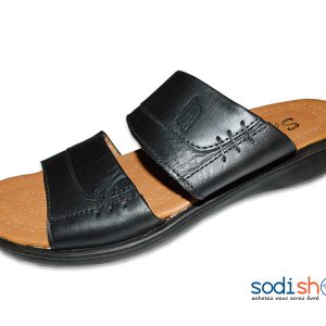 Chaussure Pour Homme Sandale Couleur Noire  MS0076