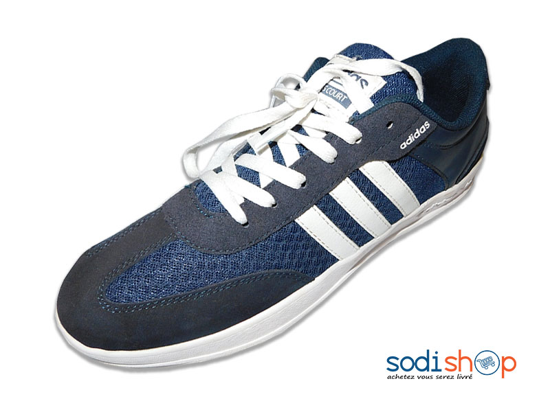 Chaussure Basket Adidas Pour Homme Couleur Bleue MS0076