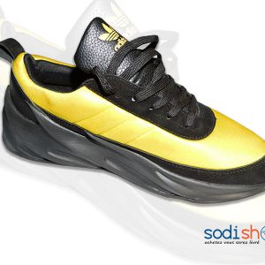 Chaussure de Sport Adidas Pour Homme Noir Jaune MS0076