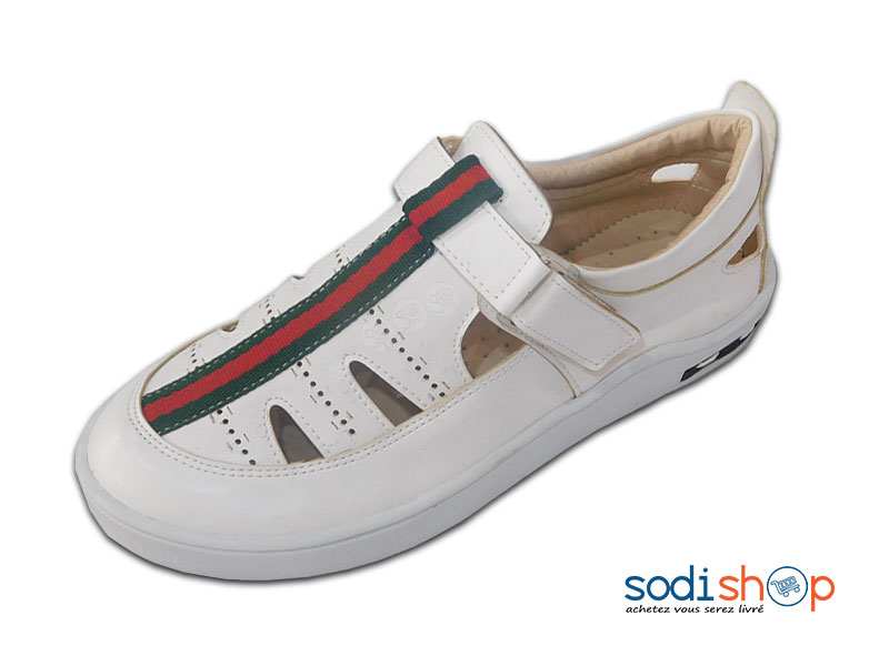Gucci Blanc, Chaussure Stylé Pour Enfant DD0074