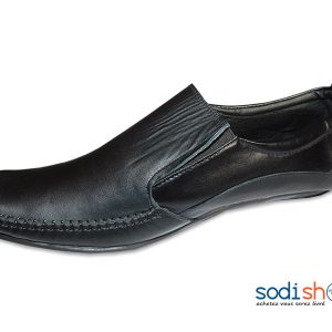 Mocassin Noir, Joli Design Pour Homme MS0076
