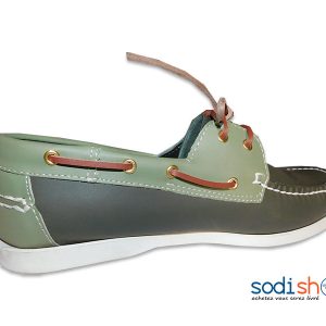 Chaussure Mocassin SEBAGO Docksides Pour Homme Couleur Verte MS0076
