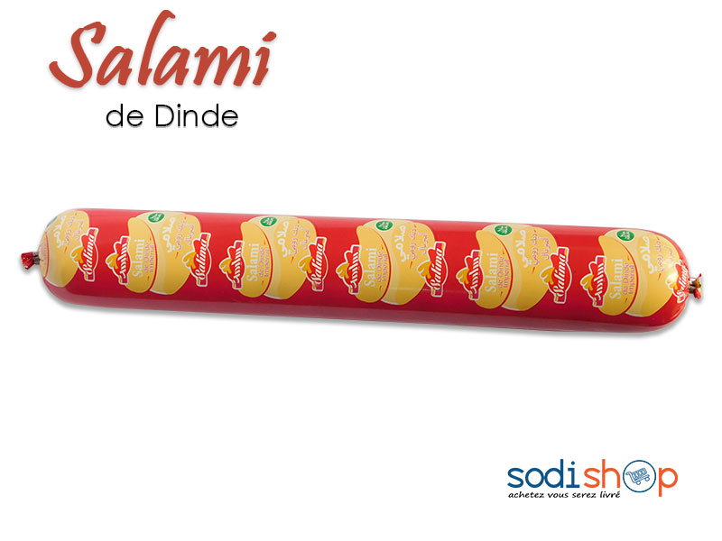 Délicieux Salami, Viande de Dinde Impérial, Saucisson Salima, Halal 450G SM0075