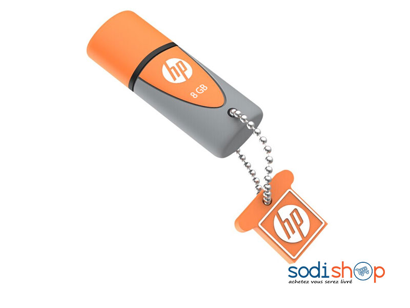 Clé USB HP V245O, Haute Qualité, Ultra Rapide - Capacité 8 GB SODI00