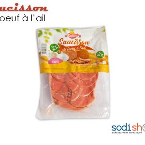 Tranche de Saucisson au Bœuf au gout Relevé de l’Ail 100g Halal SM0075