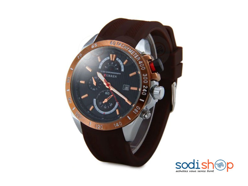 Montre Curren 8148, Résiste à l’Eau, Conception Luxueuse, Cadran Analogique avec Date - Pour Homme SODI00 – Image 2