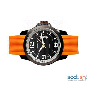 Montre à Quartz Curren 8174 Style Moderne Pour Homme, Haute Qualité en Silicone SODI00