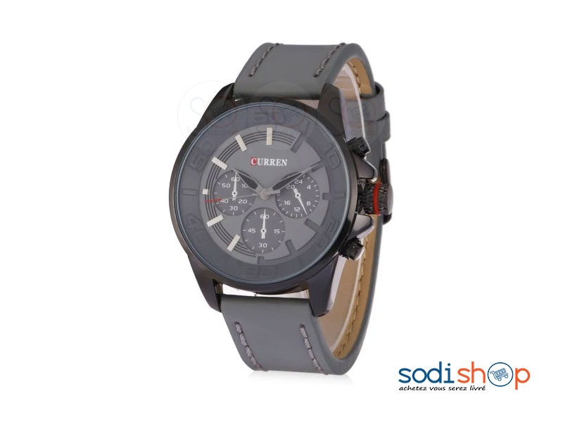 Curren 8187, Montre Elegante en Cuir, Style Classique - Pour Homme SODI00