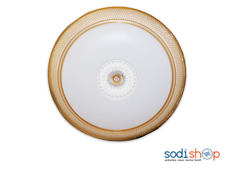 Luminaire Plafonnier, Lampe à Motif, Design Modern - Couleur Blanc/Marron LI0080