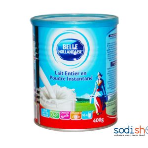 Lait en Poudre Instantanée Belle Hollandaise 400g - Riche et Crémeux RD0084