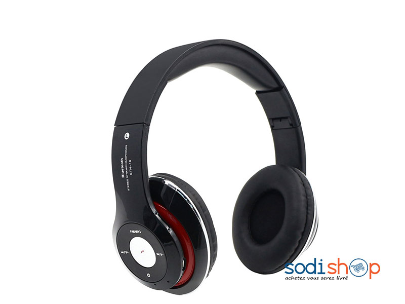 Écouteur Bluetooth Casque Sport Stéréo Headphones STN-16 Micro SD SODI00 – Image 2