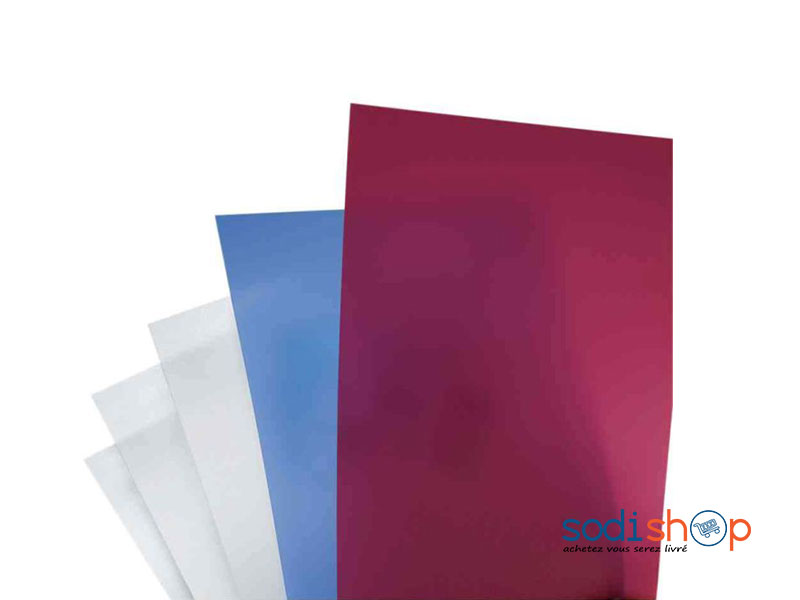 Couvertures Transparentes en Plastique, Format A4, Pour Reliure de Papiers - Paquet de 100 SM0081