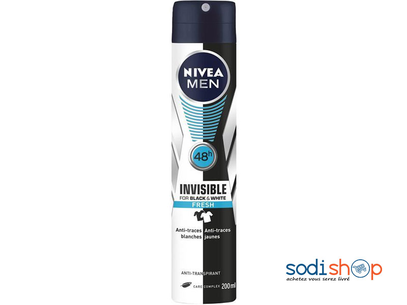 Dédorant Nivea Men 48H d’Efficacité 200ml Pour Homme AT0083