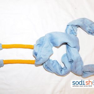Echarpe à Perle Décorative Couleur Bleue MT0077