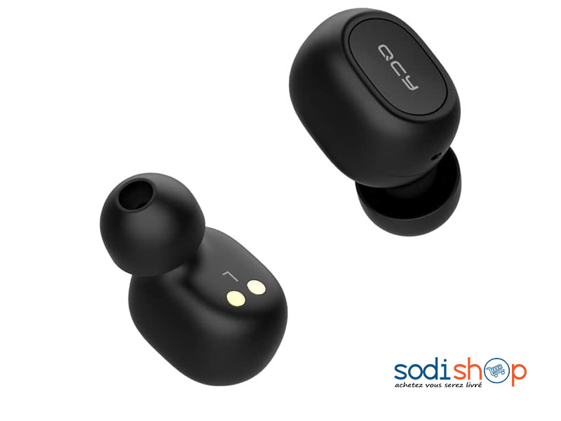 Ecouteur True Free QCY-T1 sans fil à Bluetooth Avec Etui de Charge SODI00