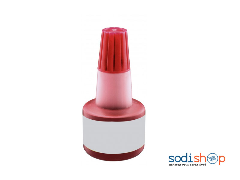 Encre Rouge Pour Tampon, Flacon 30ml SM0081
