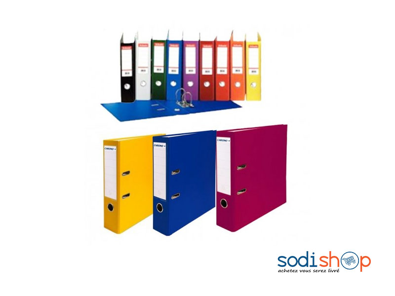 Fourniture de Bureau Classeur Chrono En Plastique PVC SM00811 – Image 2