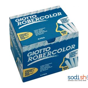 Craie Blanche, Robercolor Giotto 5388, Fourniture Scolaire - Boite de 100 Pièces LA0082