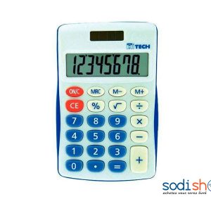 Machine à Calculer, Alimentation Solaire et Pile - Hitech Calculatrice à 8 Chiffre C 1512Bl - LA0082