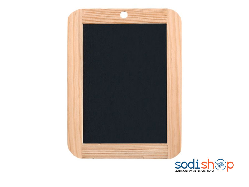 Ardoise pour Écoliers, Cadre en Bois, Uni-Quadrillée - JPC 120112 (180 x 260 mm) LA0082