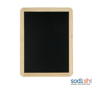Ardoise pour Ecoliers, Cadre en Bois, Uni-Quadrillée - JPC 120410 (26 x 34 cm) LA0082