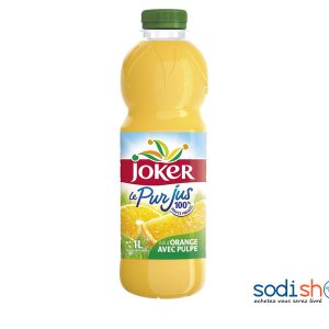 Jus de Fruit Pur Jus Joker 1L aux extrait d’Orange AT0083