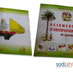 Livre 4ème Année Science d’Observation - Manuel Scolaire Edition DONNIYA - PA0085