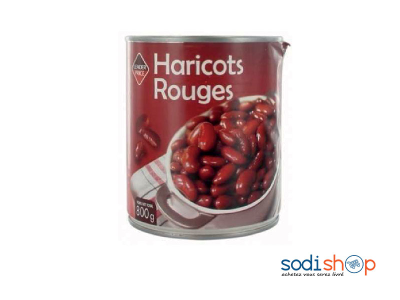 Leader Price, Boite de Haricot Rouge, 800G - RD0084