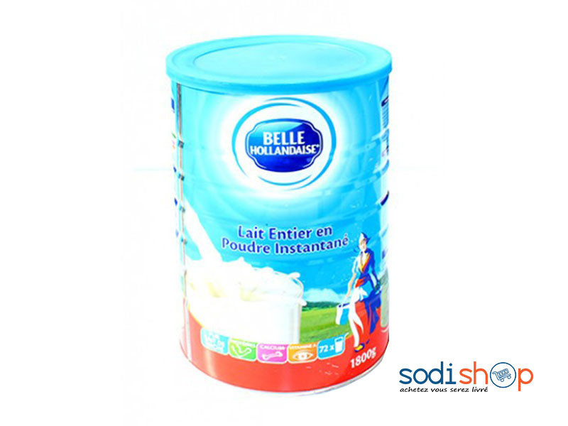 Lait Entier en Poudre Instantané Belle Hollandaise 1800g RD0084
